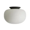 Supernate loftlampe Ø38, opal/sort