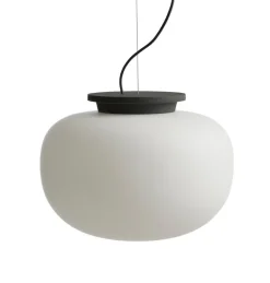 Supernate pendel Ø38, opal/sort