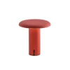 Takku bordlampe / batterilampe, anodiseret rød