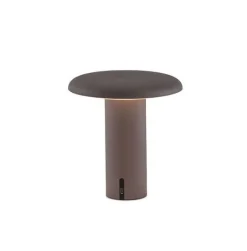 Takku bordlampe / batterilampe, anodiseret grå