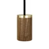 Tala pendel (fatning), walnut