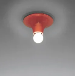 Teti væglampe / loftlampe, transparent orange