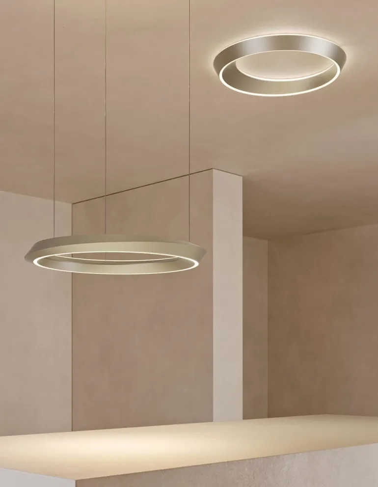 Tidal Adjustable pendel, pearl m/hvid baldakin