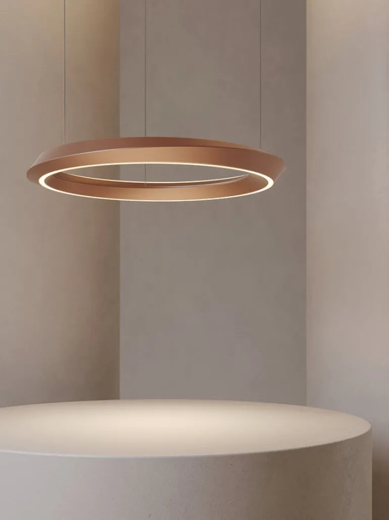 Tidal Adjustable pendel, terra m/sort baldakin