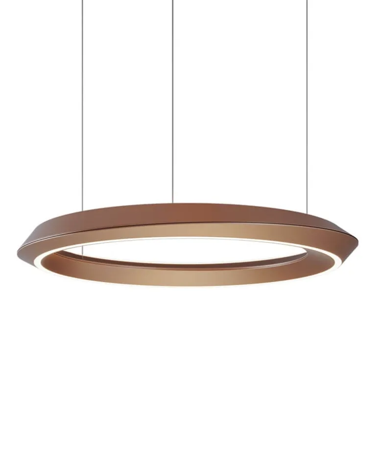 Tidal Adjustable pendel, terra m/hvid baldakin