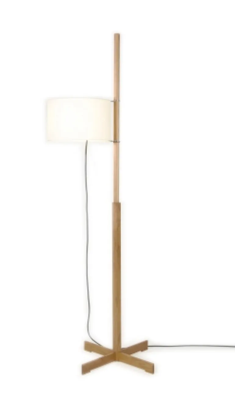 TMM gulvlampe, kirsebær/hvid