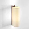 TMM Largo væglampe, valnød/beige