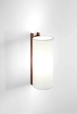 TMM Largo væglampe, valnød/hvid