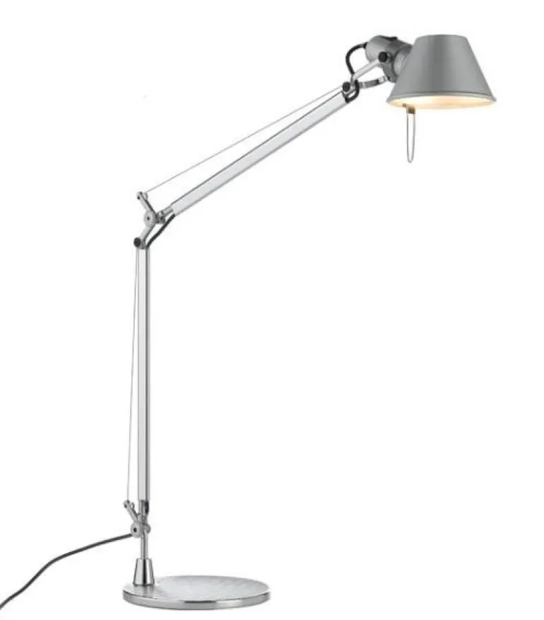Tolomeo bordlampe, aluminium m/bordfod