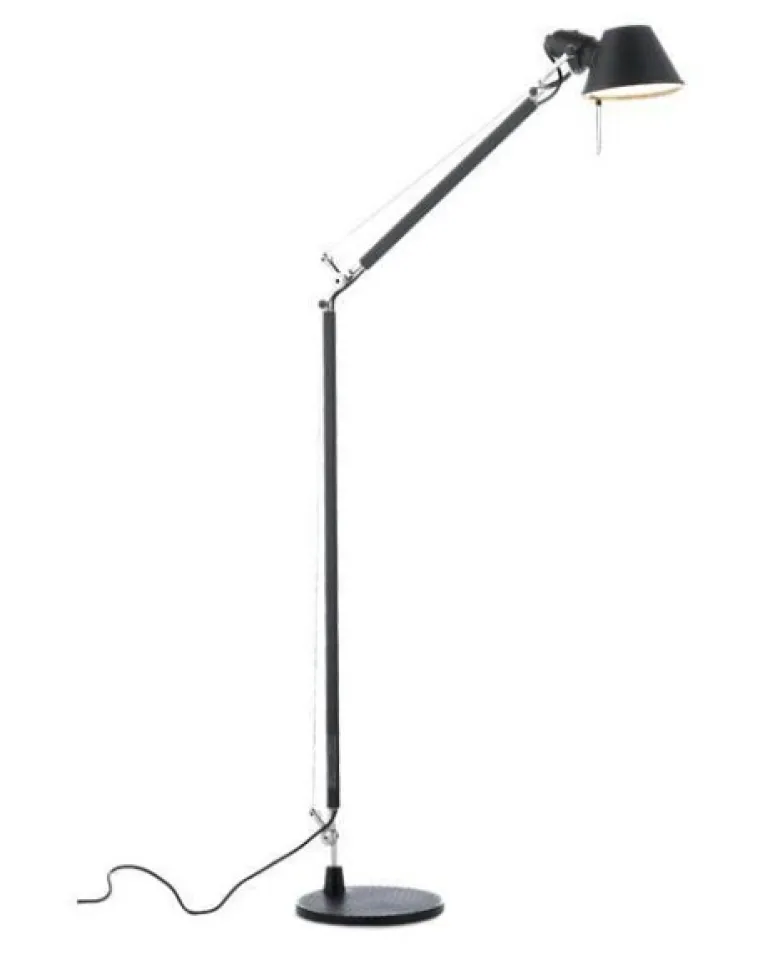 Tolomeo Lettura gulvlampe, sort