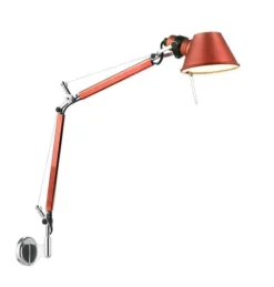 Tolomeo Micro Parete / Væglampe, rød