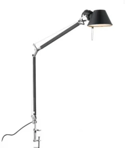 Tolomeo Mini bordlampe, sort m bordklemme