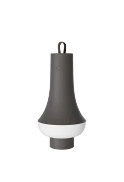 Tomoshi Portable bordlampe / batterilampe, mørkebrun