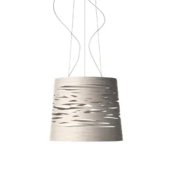 Tress Grande LED Sospensione, Grå