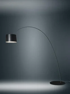 Twiggy Elle LED gulvlampe, sort