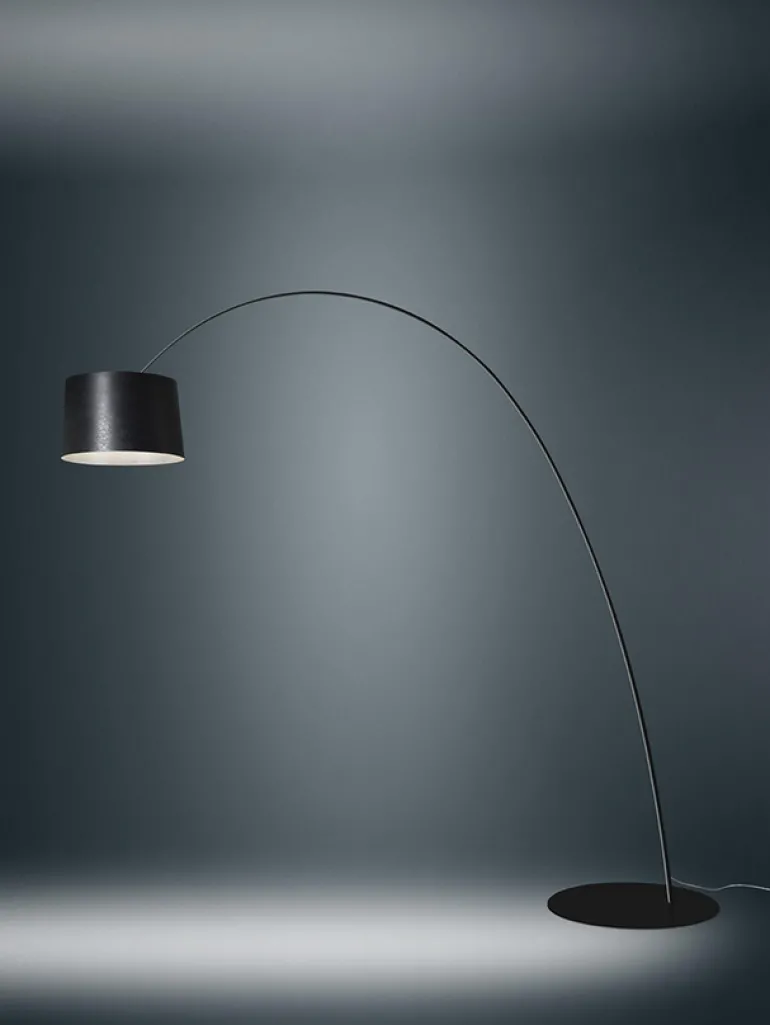 Twiggy Elle LED gulvlampe, sort