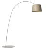 Twiggy Elle Wood LED gulvlampe, grå
