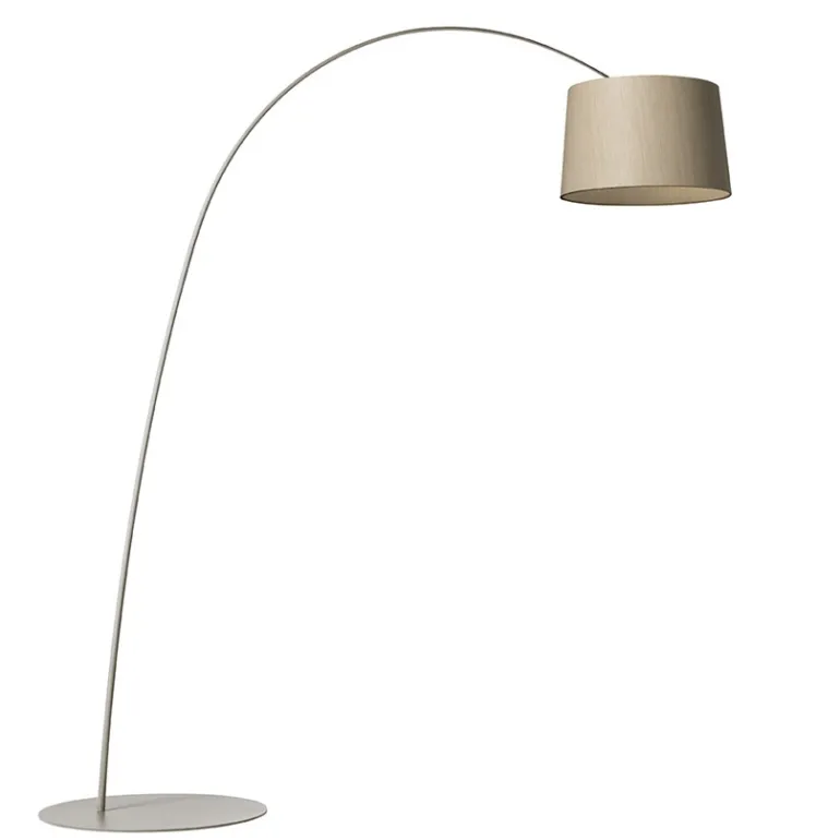 Twiggy Elle Wood LED gulvlampe, grå