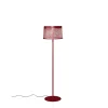 Twiggy Grid Lettura udendørs gulvlampe, rød