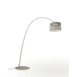 Twiggy Grid udendørs gulvlampe, grå