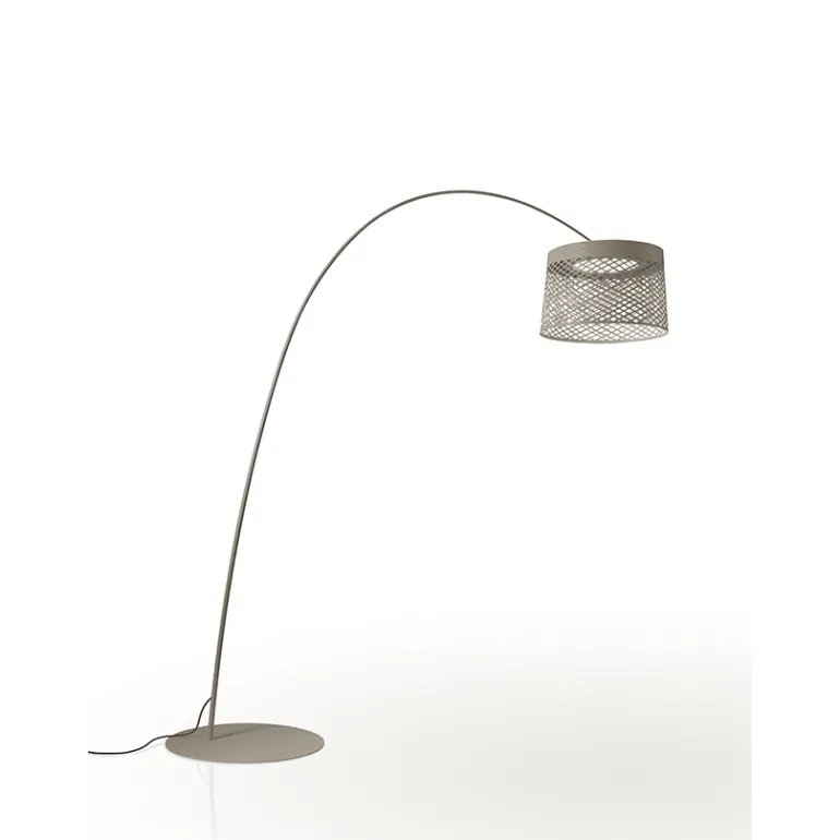 Twiggy Grid udendørs gulvlampe, grå