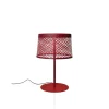 Twiggy Grid XL udendørs bordlampe, rød
