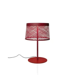 Twiggy Grid XL udendørs bordlampe, rød