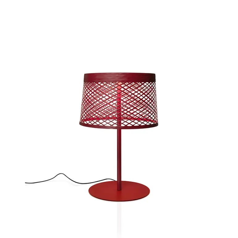 Twiggy Grid XL udendørs bordlampe, rød