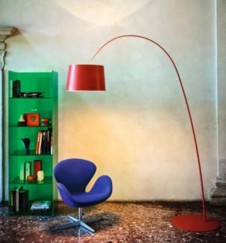 Twiggy Terra gulvlampe, rød