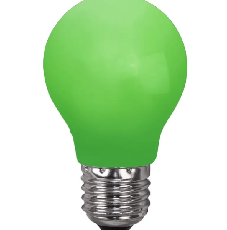 Udendørs LED OUT Ø55mm IP20 LED 1W E27, grøn