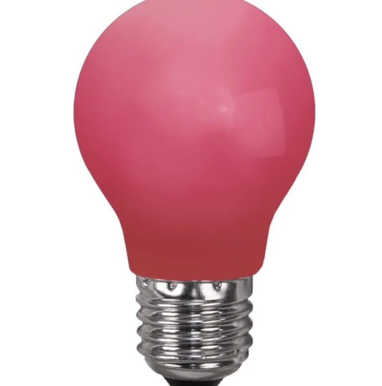 Udendørs LED OUT Ø55mm IP20 LED 1W E27, rød