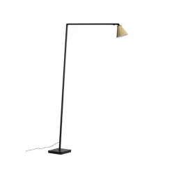 UNTITLED Reading Cone gulvlampe, sort/guld