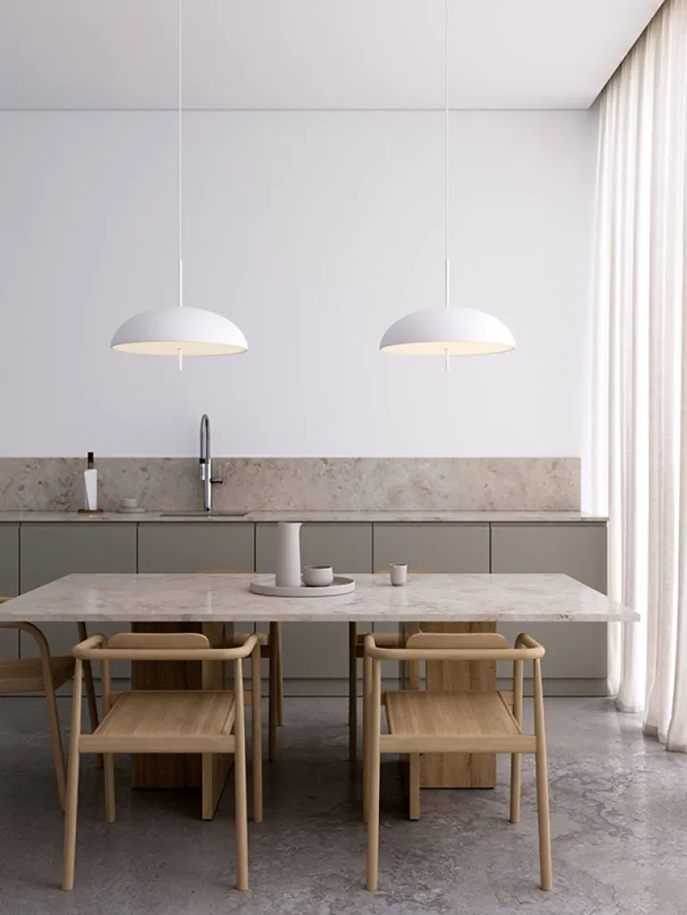 Versale pendel, hvid