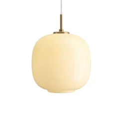 VL45 Radiohus Ø25 pendel, messing/pale yellow