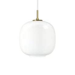VL45 Radiohus Ø25 pendel, messing/opal