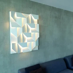 Wall Shadow grand væglampe, hvid