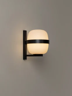 Wally Cestita væglampe, metallic sort