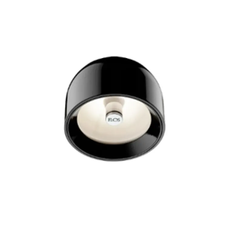 Wan Loftlampe/Væglampe, Sort