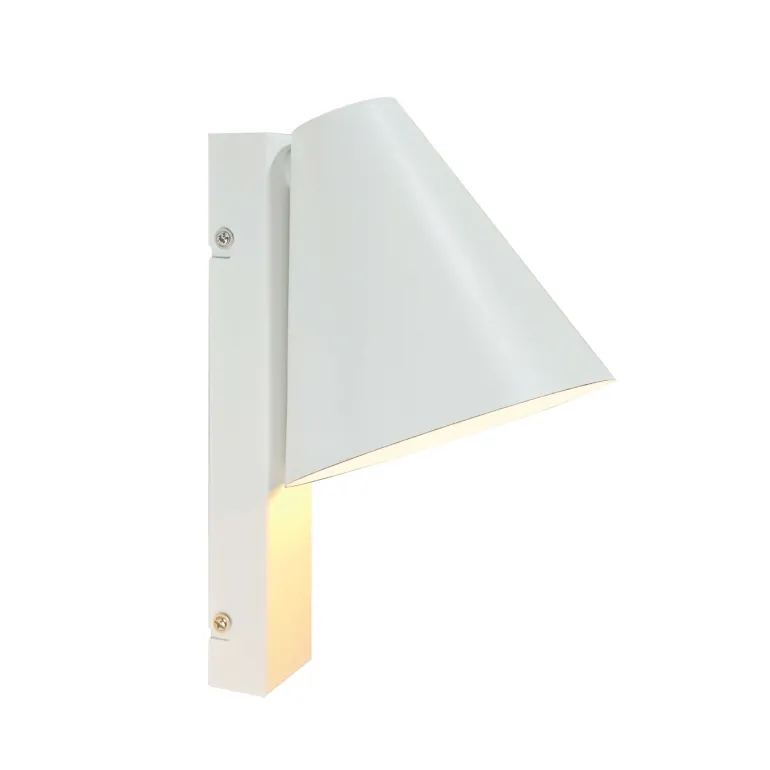 Wilmer væglampe m/USB-C, hvid