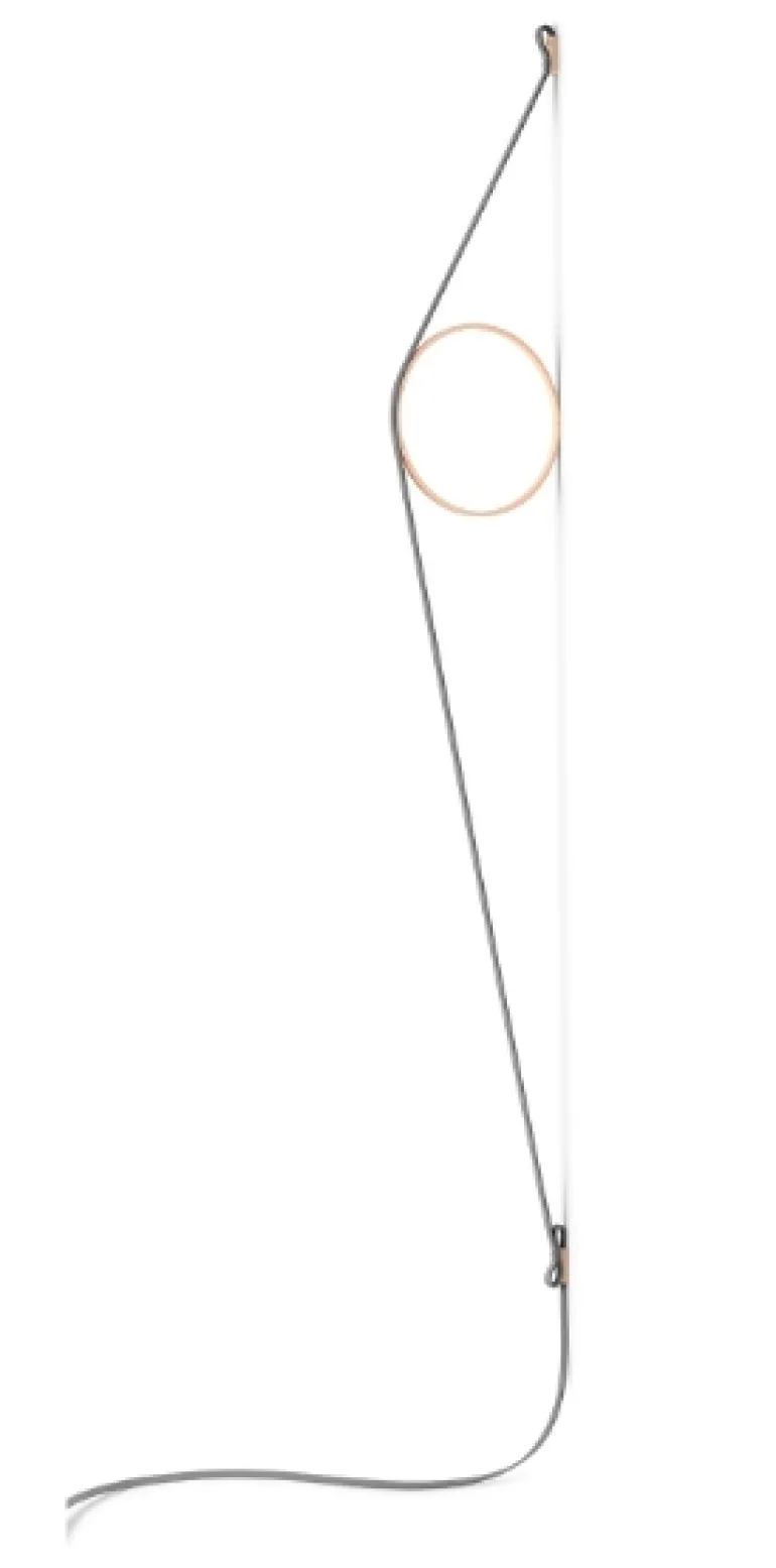 Wirering Væglampe, Grå/Pink