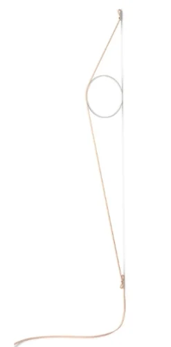 Wirering Væglampe, Pink/Hvid