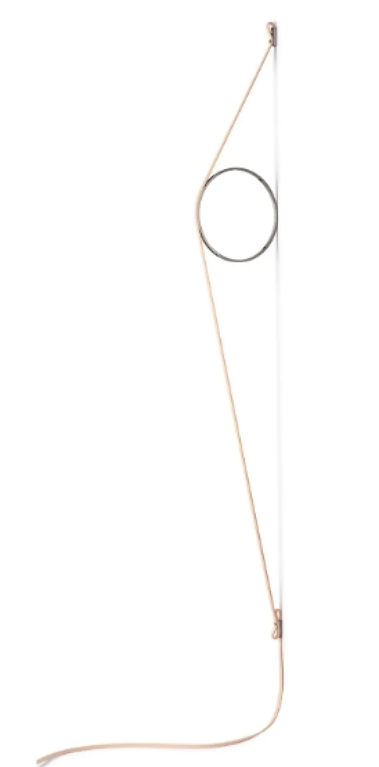 Wirering Væglampe, Pink/Sort