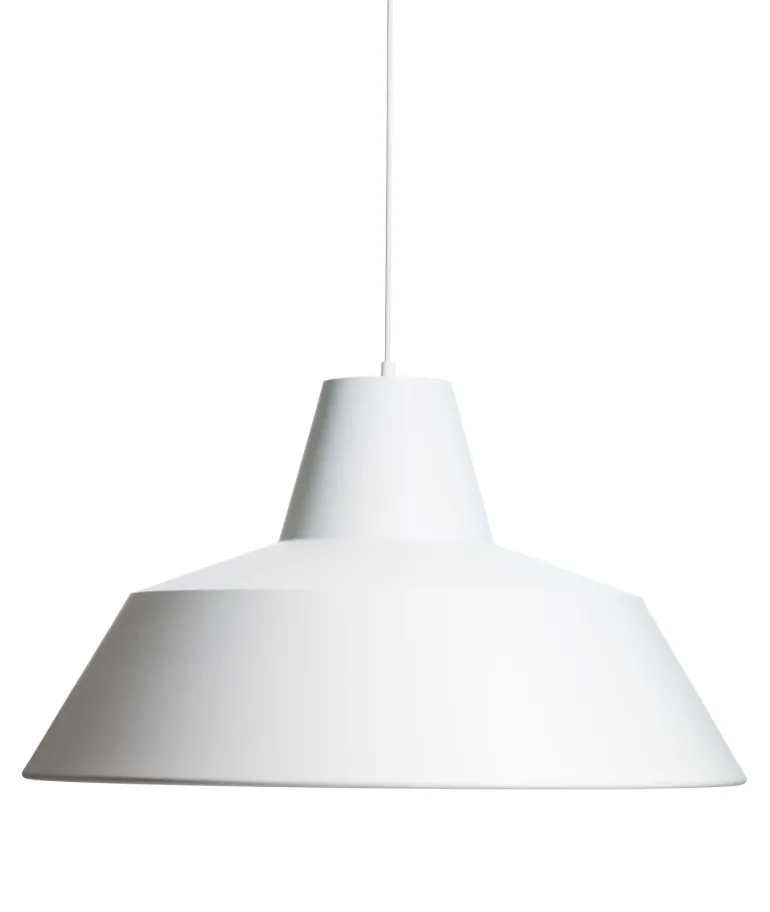 Workshop pendel W5, mat hvid