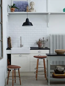 Workshop pendel W1, mat sort