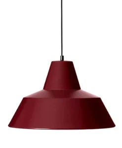 Workshop pendel W5, vinrød
